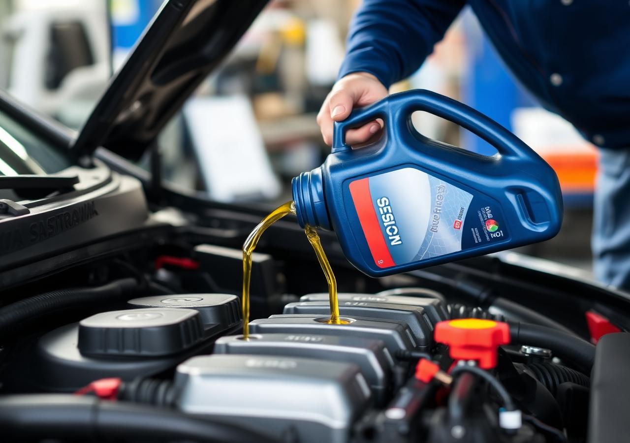 Oil change service